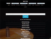 Tablet Screenshot of buype.co.za